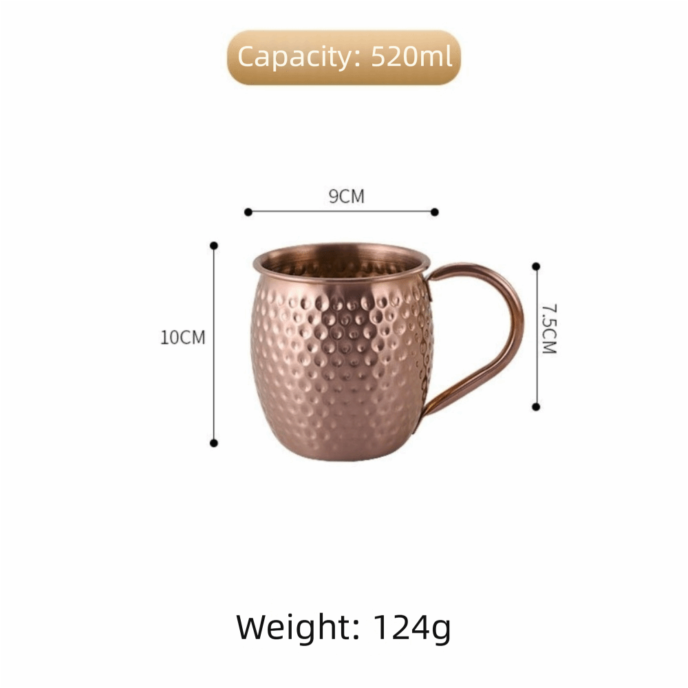 Wine In Beer Glass - Creative 520ml Moscow Mule Mug Rust-proof