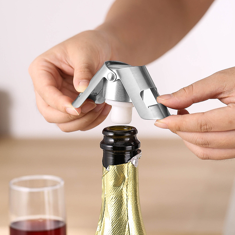 Portable Steel Champagne Bottl - Wine Beer Champagne ulasan dan harga