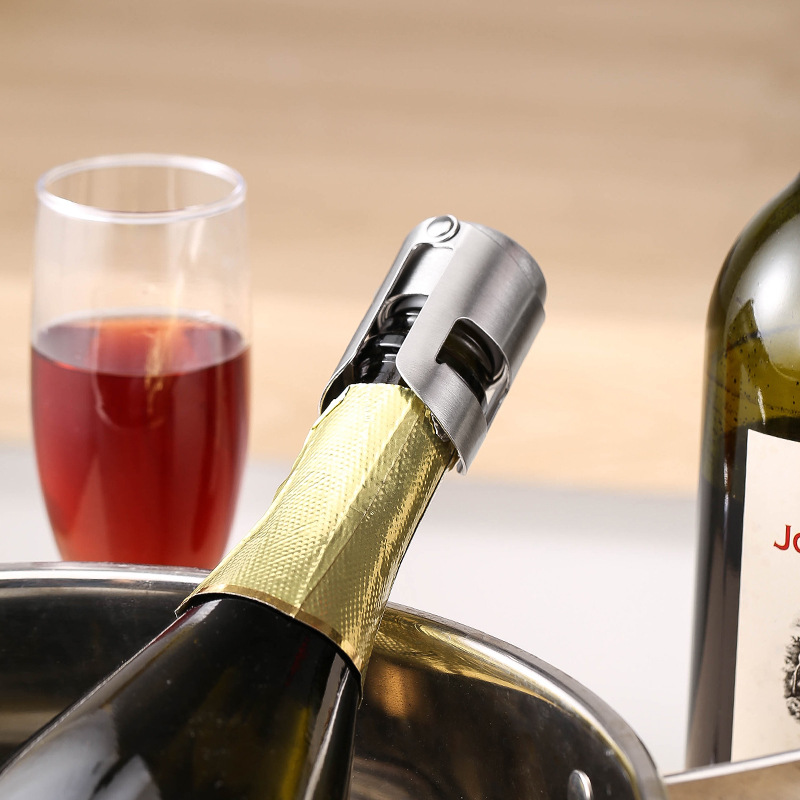 Portable Steel Champagne Bottl - Wine Beer Champagne ulasan dan harga