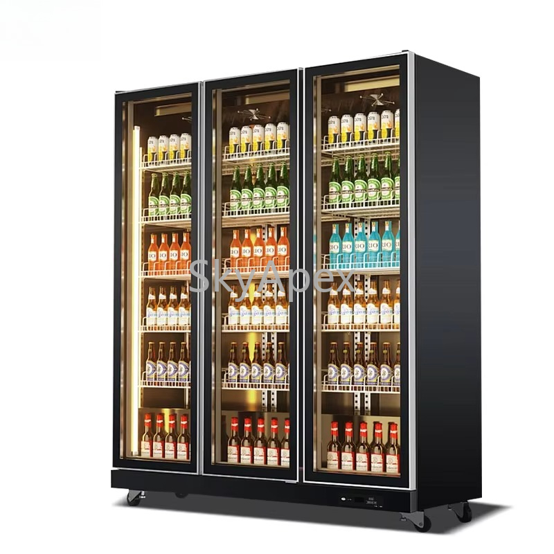 Factory Made 3 Door Vertical D - Wine Beer Supermarket ulasan dan harga