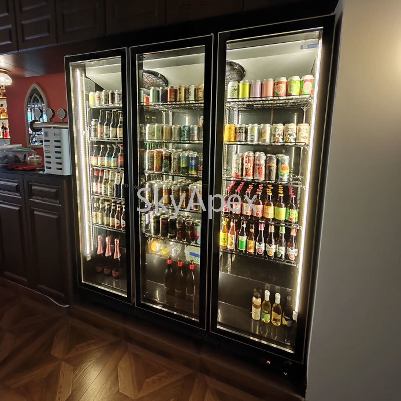 Factory Made 3 Door Vertical D - Wine Beer Supermarket ulasan dan harga