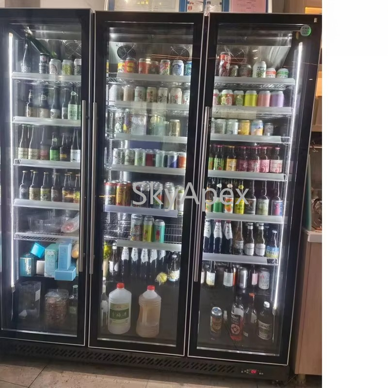 Factory Made 3 Door Vertical D - Wine Beer Supermarket ulasan dan harga