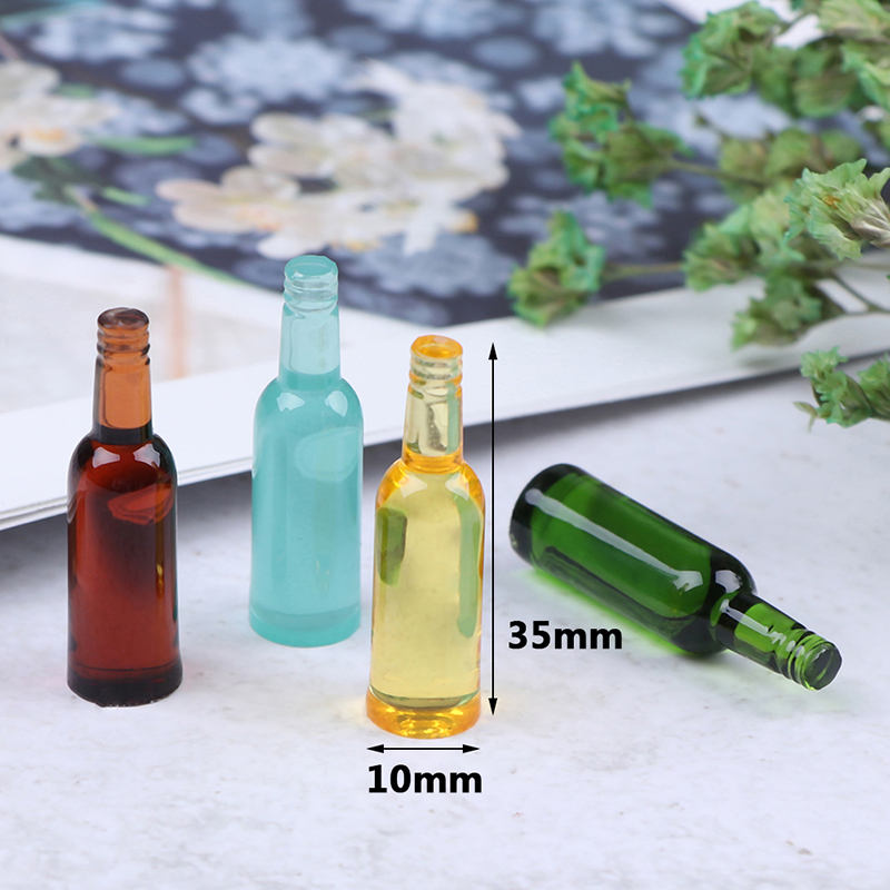 6pcs 1:12 Dollhouse Miniature  - Wine To Beer ulasan dan harga