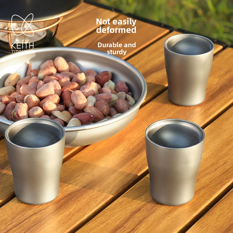 Pure Titanium Double Layered M - Wine Beer Brand ulasan dan harga
