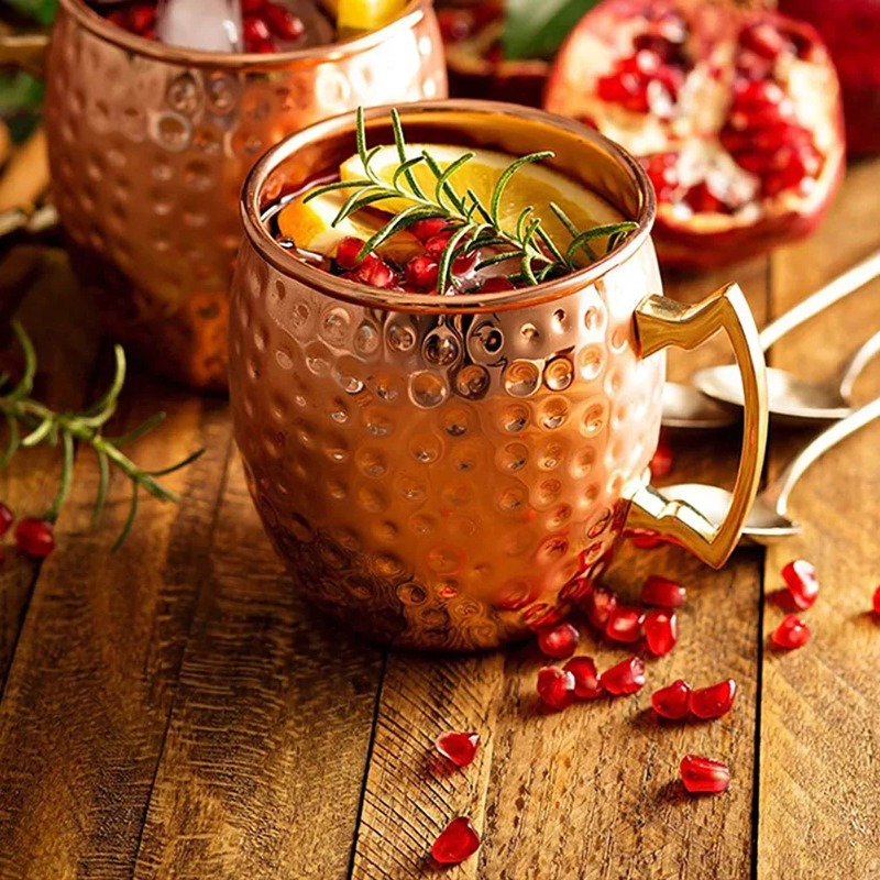 1-6PCS Cocktail Wine Cup Mosco - Wine Beer Champagne ulasan dan harga