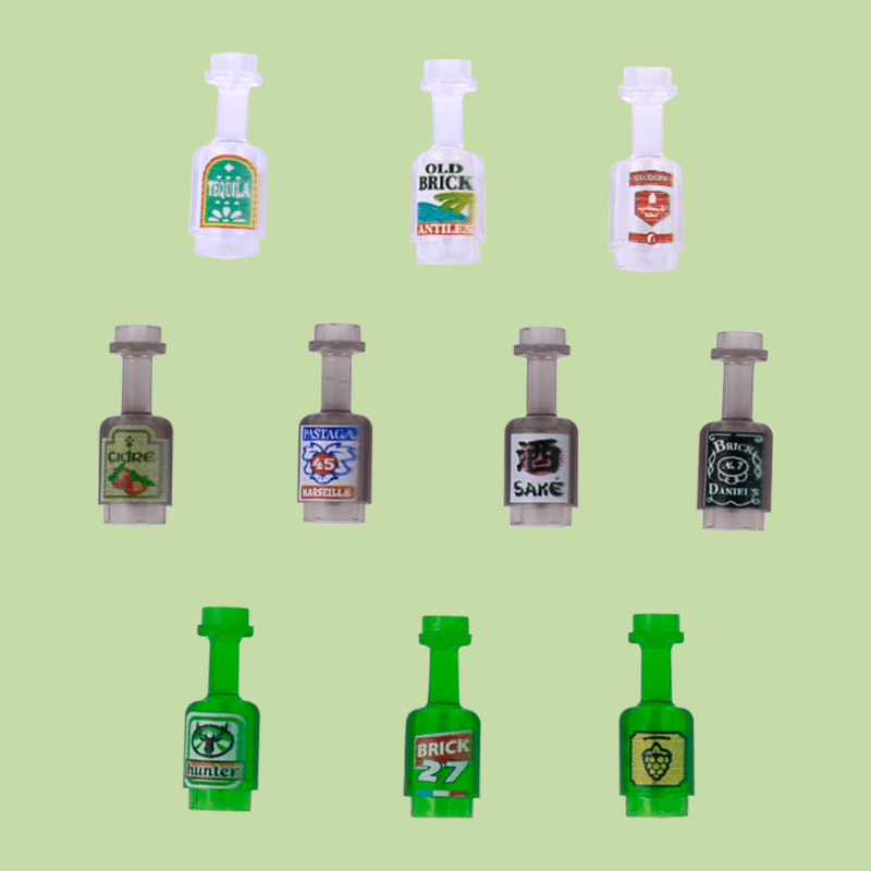 MOC City Street Figures Drink  - Wine Beer Supermarket ulasan dan harga