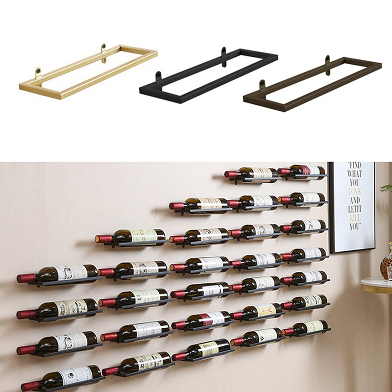 1PC Wall-Mounted Bar Wine Rack - Wine Beer Champagne ulasan dan harga