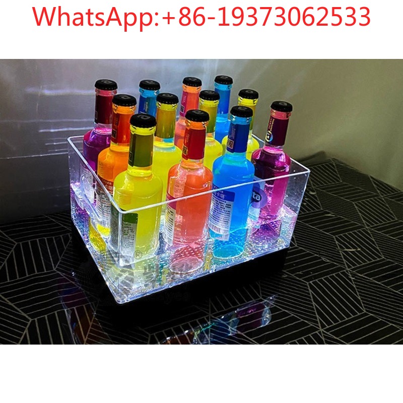 Square Luminous Ice Bucket Bar - Wine Beer Champagne ulasan dan harga