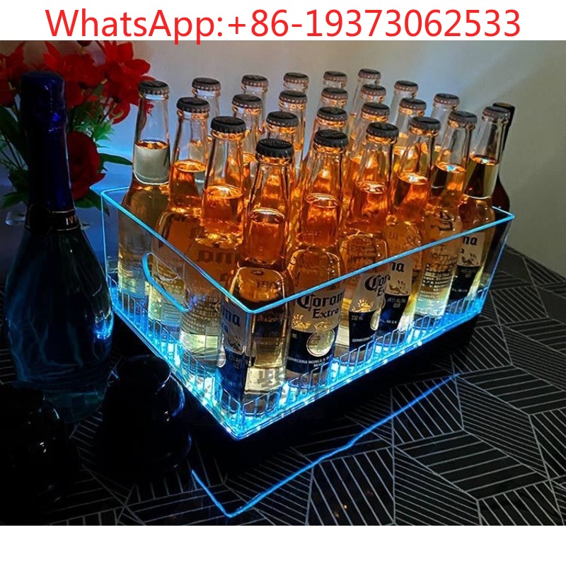 Square Luminous Ice Bucket Bar - Wine Beer Champagne ulasan dan harga