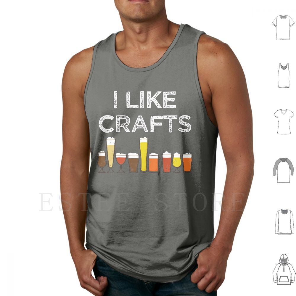 I Like Shirt Tank Tops Vest Sl - Wine Like Beer ulasan dan harga