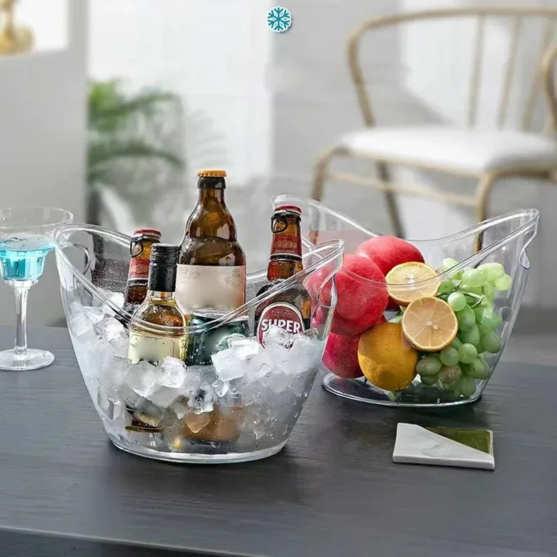 4/8L Ice Bucket Transparent Ic - Wine Beer Champagne ulasan dan harga