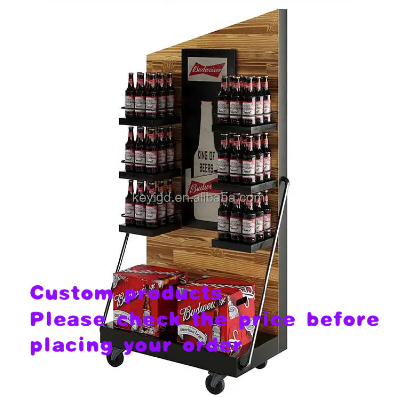 custom.Wine Display Rack Super - Wine Beer Supermarket ulasan dan harga