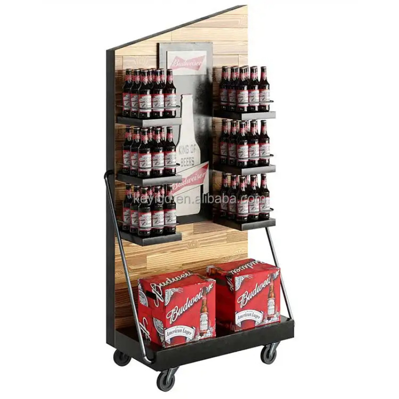custom.Wine Display Rack Super - Wine Beer Supermarket ulasan dan harga