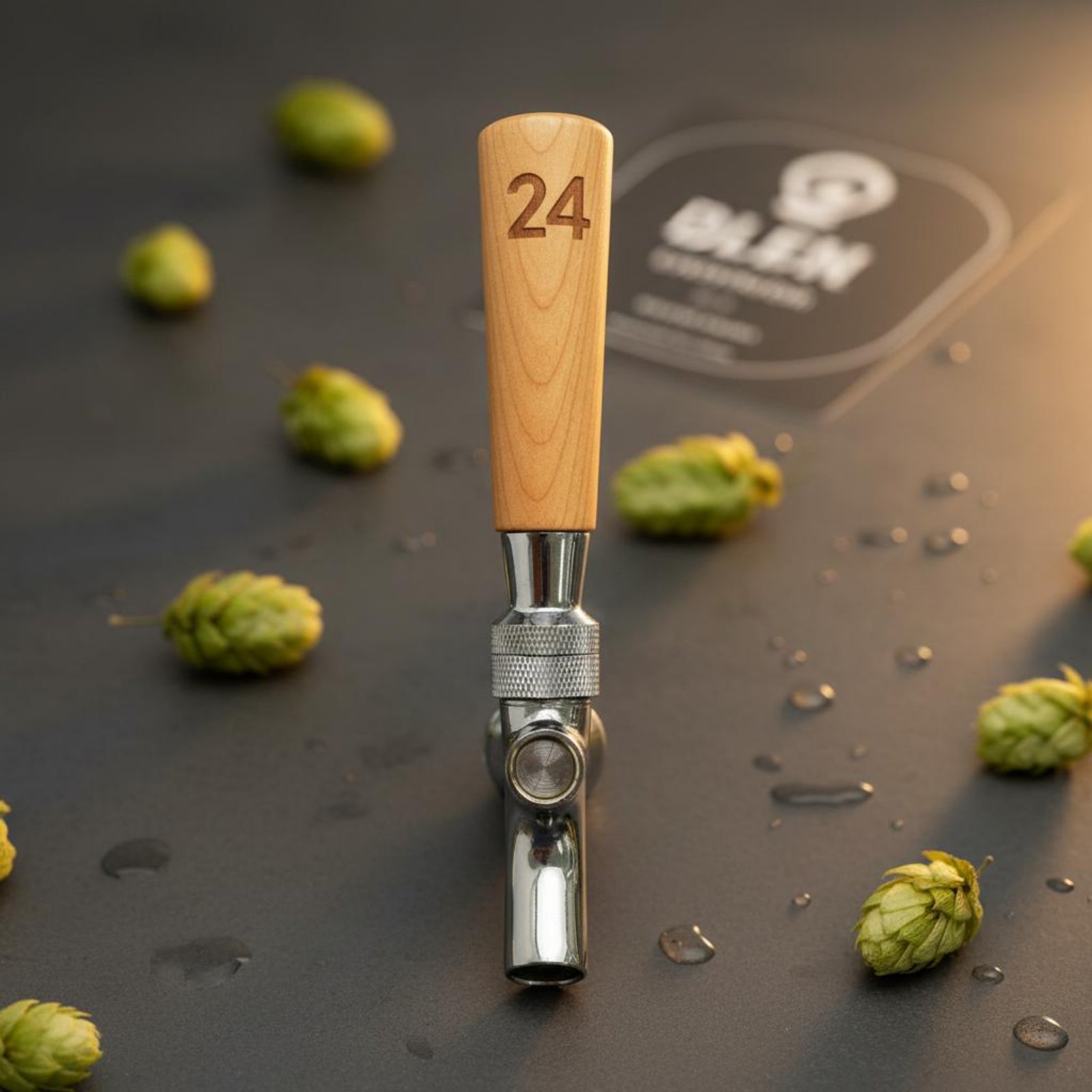 Short Wooden Beer Handle Solid - Wine To Beer ulasan dan harga