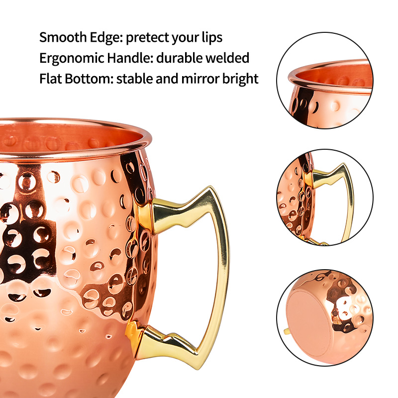 Moscow Mule Stainless Steel Mu - Wine Beer Champagne ulasan dan harga