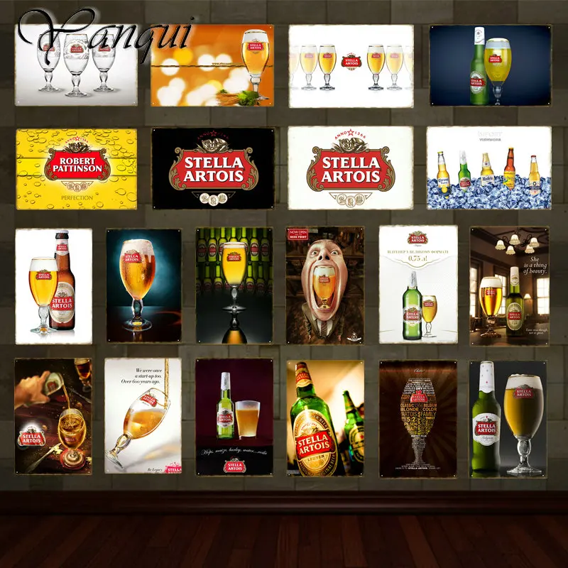 Retro Wine Beer Brand Stella A - Wine Beer Brand ulasan dan harga